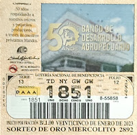 Billetes y Chances disponibles para el Miércoles 25 de enero de 2023